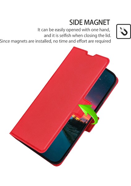 Infinix Hot 12 Pro 4g Şok Geçirmez Telefon Kasası Pu Dergi Anti-Drop Flip Kapak Kart Yuvası Stand (Yurt Dışından)