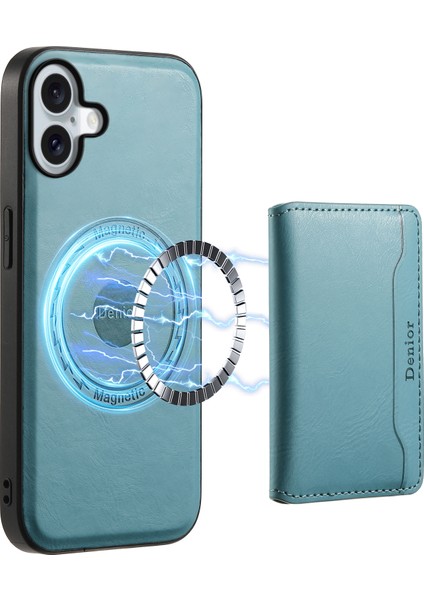 iPhone 16 Plus Manyetik Hibrit Tpu+Pc Telefon Kılıfı (Yurt Dışından)