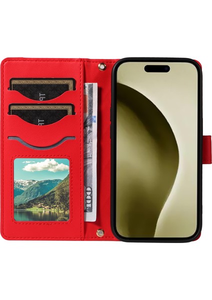 iPhone 16 Pro Max Deri Telefon Kılıfı (Yurt Dışından)