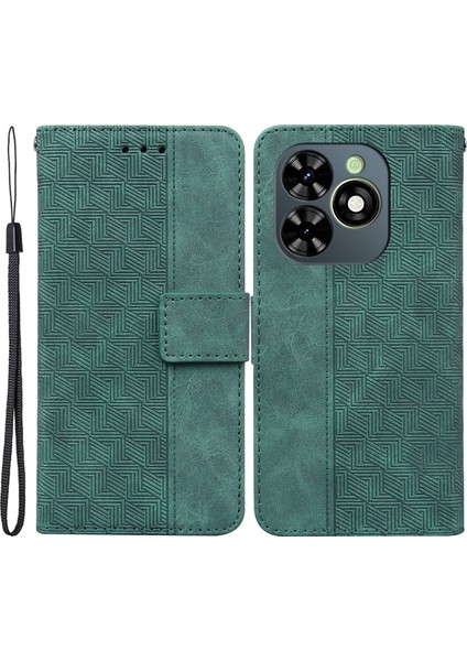 Tecno Spark Go 2024 4g / Spark 20 Düşmeyi Önleyici Deri Cüzdan Kılıfı (Yurt Dışından)
