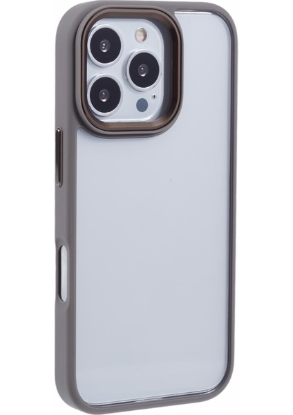 iPhone 16 Pro Max Düşmeye Dayanıklı Şeffaf Arka Pc+Tpu Kapak (Yurt Dışından)
