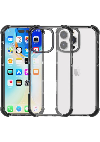 iPhone 16 Pro Tpu+Tpe+Pc Telefon Kılıfı (Yurt Dışından)