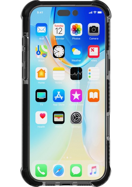 iPhone 16 Pro Tpu+Tpe+Pc Telefon Kılıfı (Yurt Dışından)
