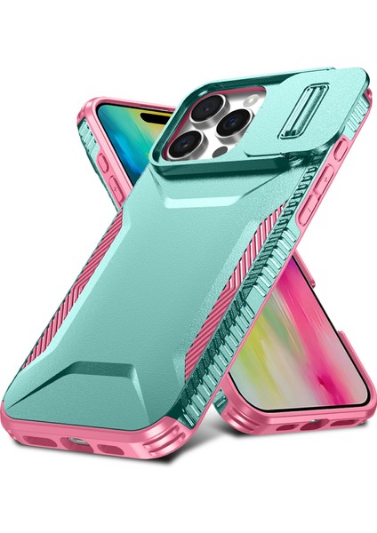 iPhone 16 Pro Tpu+Pc Kaymaz, Düşmeye Dayanıklı Telefon Kapağı (Yurt Dışından) fiyatları