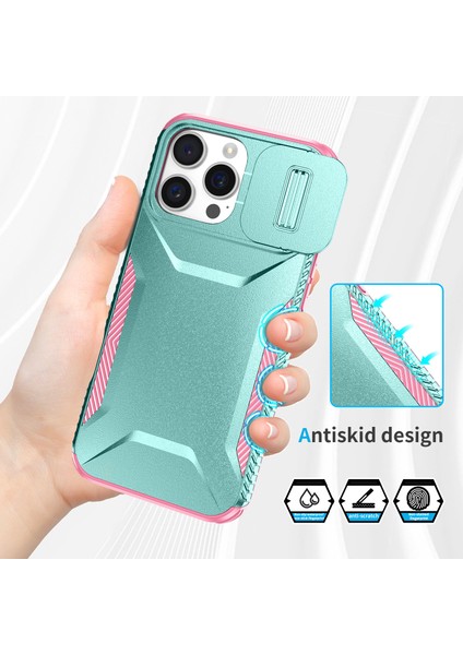 iPhone 16 Pro Tpu+Pc Kaymaz, Düşmeye Dayanıklı Telefon Kapağı (Yurt Dışından) fırsatları