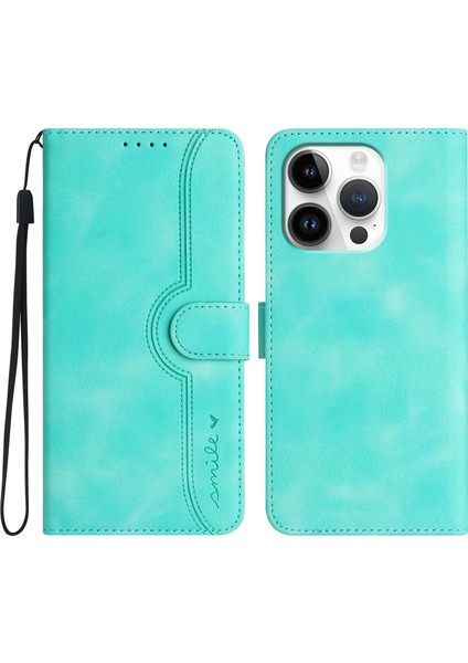 iPhone 16 Pro Cüzdanlı Deri Telefon Kılıfı (Yurt Dışından)