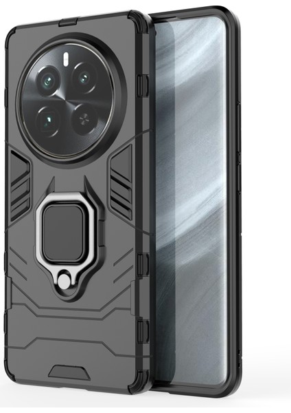 Realme 12 Pro/12 Pro Plus 5g Darbeye Dayanıklı Telefon Kılıfı Halka Tutucu Kickstand Telefon Kapağı (Yurt Dışından)