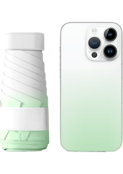 Yaz Düz %60 Indirim Ultra Hafif Mini Siyah Plastik Güneş Kremi Taşınabilir Cep Güneş Şemsiyesi Güneşli Şemsiye (Yurt Dışından)