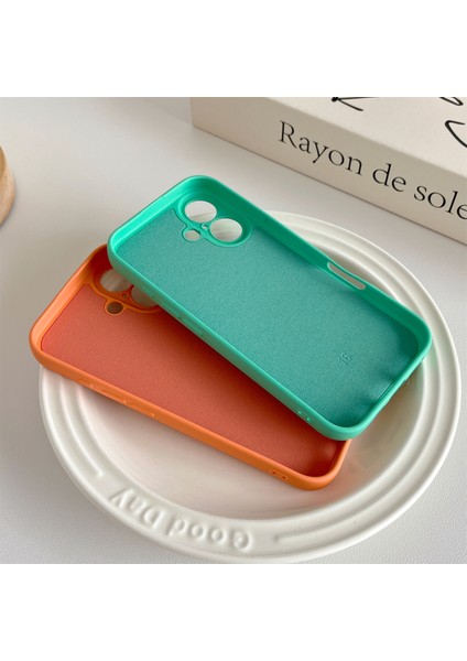 iPhone 16 Plus Telefon Arka Kılıfı Çizilmeye Dayanıklı Silikon Kapak (Yurt Dışından)
