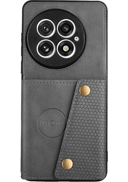 Oneplus 13 Kickstand Deri + Kart Yuvalı Tpu Telefon Kapağı (Yurt Dışından)