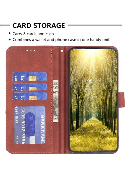 Tecno Camon 20 4g / 20 Pro 4g Pu Deri Düşme Önleyici Telefon Kılıfı (Yurt Dışından)
