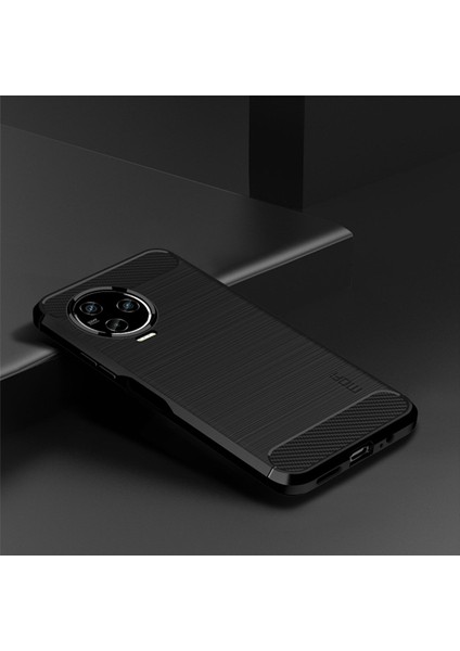 Infinix Note 12 Pro 4g / Note 12 (2023) 4g Karbon Fiber Fırçalanmış Tpu Telefon Arka Kapak Ince Telefon Kılıfı (Yurt Dışından)