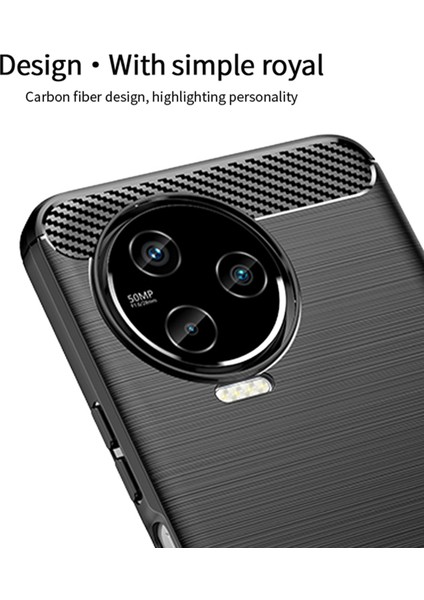 Infinix Note 12 Pro 4g / Note 12 (2023) 4g Karbon Fiber Fırçalanmış Tpu Telefon Arka Kapak Ince Telefon Kılıfı (Yurt Dışından)