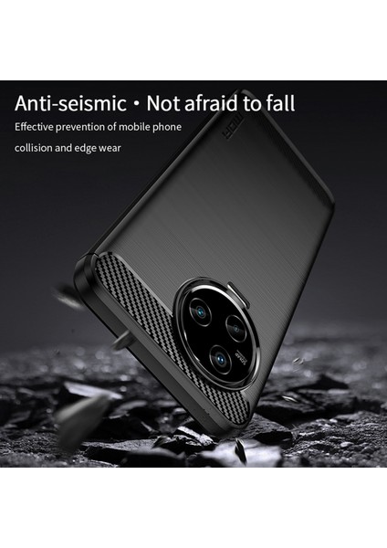 Infinix Note 12 Pro 4g / Note 12 (2023) 4g Karbon Fiber Fırçalanmış Tpu Telefon Arka Kapak Ince Telefon Kılıfı (Yurt Dışından)