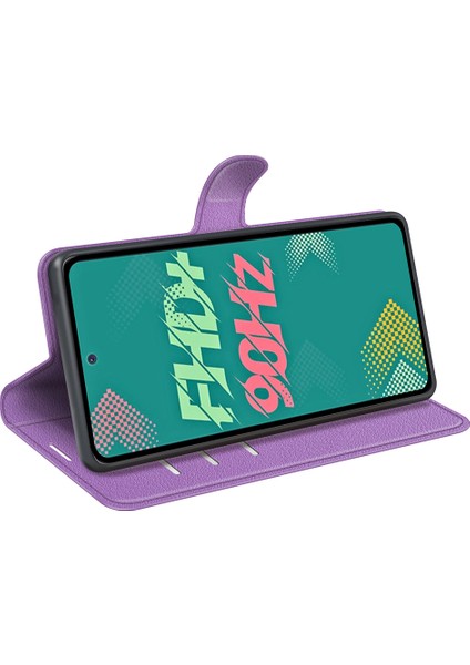 Infinix Hot 11S Telefon Kapağı, Pu Deri Cüzdan Önleme Önleyici Kabuk Flip Stant Litchi Doku Telefon Kasası (Yurt Dışından)