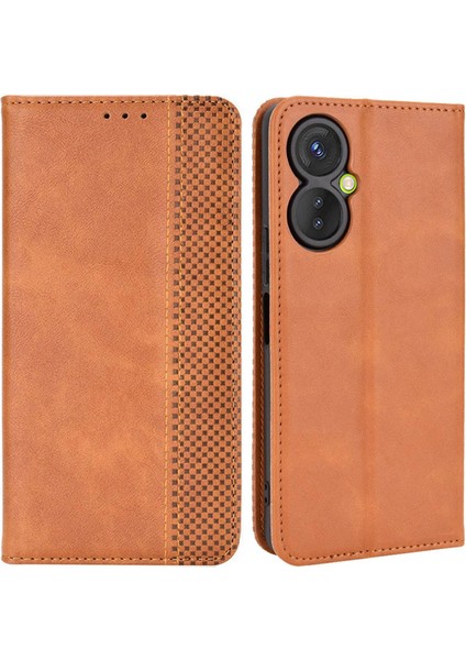 Tecno Spark 9 Pro 4g / Spark 9t 4g Retro Doku Pu Deri Kapak (Yurt Dışından)