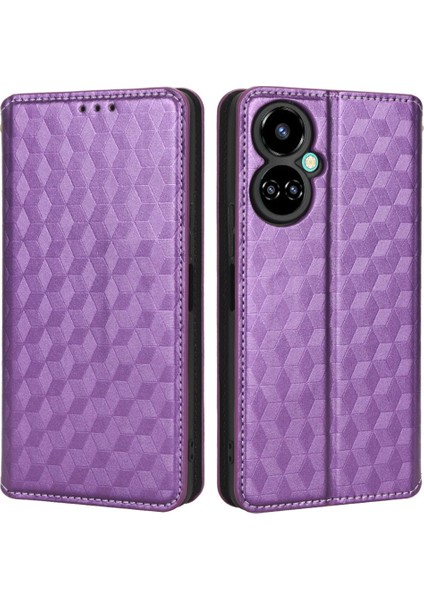 Tecno Camon 19 Pro 4g / 5g Pu Deri Standlı Cüzdan Telefon Kılıfı (Yurt Dışından)