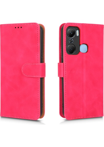 Infinix Hot 12 Pro 4g Telefon Kılıfı, Cüzdan Stand Flip Anti-Çizgi Pu Deri+Tpu Kapak (Yurt Dışından)