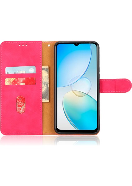 Infinix Hot 12 Pro 4g Telefon Kılıfı, Cüzdan Stand Flip Anti-Çizgi Pu Deri+Tpu Kapak (Yurt Dışından)