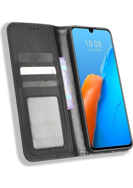 Infinix Note 12 Pro 4g X676B / Note 12 (2023) 4g Retro Doku Iyi Korunmuş Pu Deri Cüzdan Stand Kılıfı (Yurt Dışından)
