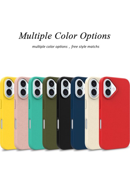 iPhone 16 Buğday Samanı Tpu Telefon Kapağı Çevre Dostu Sıfır Atık (Yurt Dışından) indirimleri