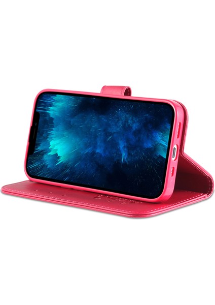 iPhone 16 Pro Max Cüzdan Telefon Kılıfı Çizilmez Pu Deri Stand Kapağı (Yurt Dışından)