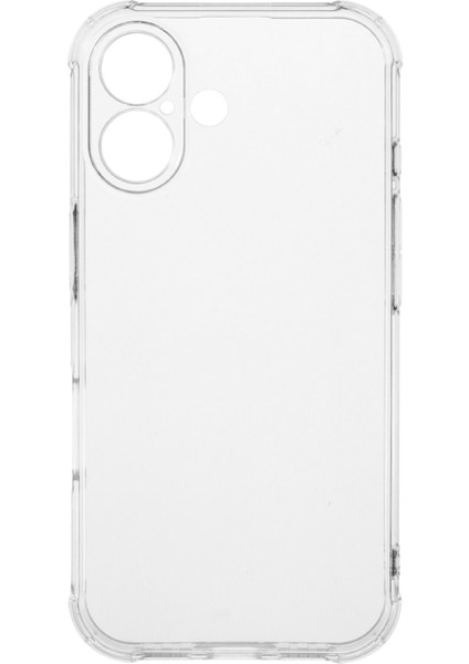 iPhone 16 Plus Şeffaf Darbeye Dayanıklı Yumuşak Tpu Telefon Kapağı (Yurt Dışından)