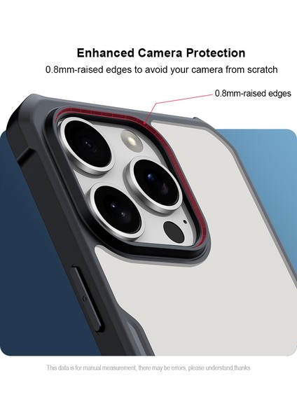 iPhone 16 Pro Max Dropproof Tpu + Akrilik Şeffaf Arka Telefon Kapağı (Yurt Dışından) indirimleri