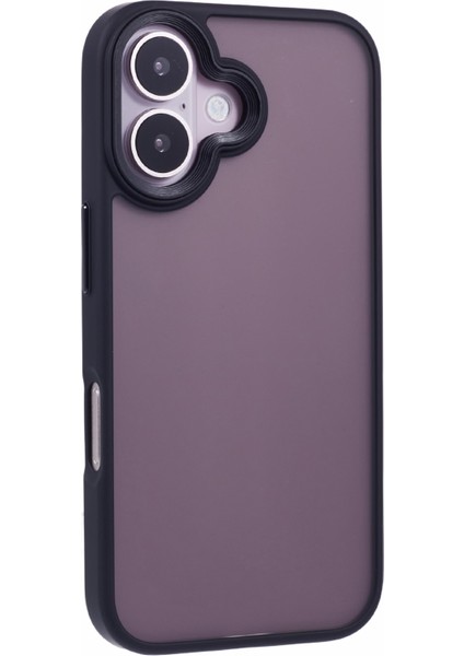 iPhone 16 Plus Skin-Touch Mat Kaplama Pc+Tpu Telefon Kapağı (Yurt Dışından)