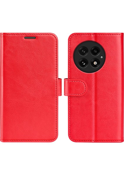 Oneplus 13 Cüzdan Kılıf Crazy Horse Doku Standı Deri Telefon Kapağı (Yurt Dışından)