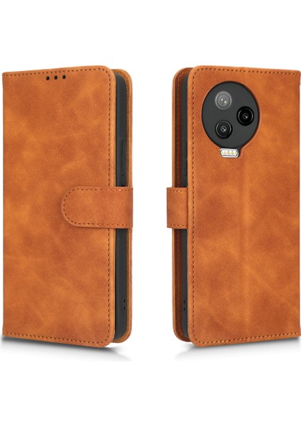 Infinix Note 12 Pro 4g Stand Cüzdan Folio Flip Telefon Kılıfı Cilt Touch Hissed Pu Deri Şok Geçirmez Kapak (Yurt Dışından)