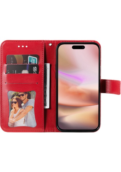 iPhone 16 Plus Çizilmez Deri Cüzdan Standlı Telefon Kapağı (Yurt Dışından) fiyatları