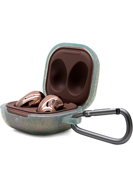 Samsung Galaxy Buds Live Şeffaf Parıltılı Silikon Koruyucu Kılıf Kapak Tokalı (Yurt Dışından) fiyatları