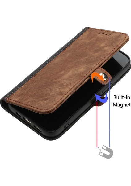 iPhone 16 Pro Cüzdan Standı Skin Touch Deri Telefon Kılıfı (Yurt Dışından) indirimleri