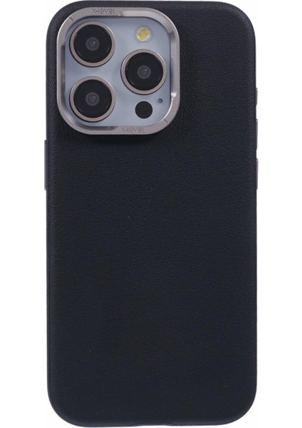 iPhone 16 Pro Pu Deri Sert Pc Arka Telefon Kapağı (Yurt Dışından)