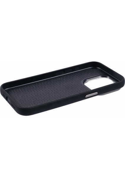 iPhone 16 Pro Pu Deri Sert Pc Arka Telefon Kapağı (Yurt Dışından)