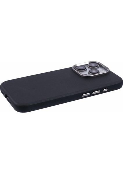 iPhone 16 Pro Pu Deri Sert Pc Arka Telefon Kapağı (Yurt Dışından)
