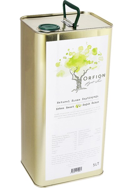 Erken Hasat Naturel Sızma Zeytinyağı Özel Seri - 5lt