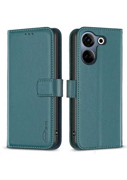 Tecno Camon 20 4g / 20 Pro 4g Flip Stand Deri Cüzdan Kılıfı (Yurt Dışından)