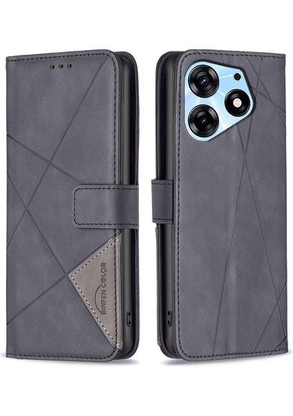 Tecno Spark 10 Pro Baskılı Cüzdan Pu Deri Telefon Kabuğu (Yurt Dışından)