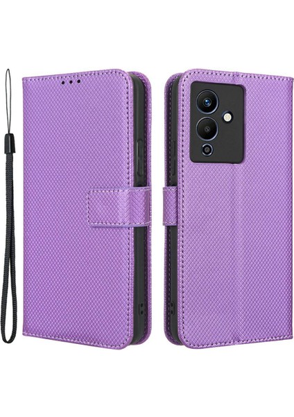 Infinix Note 12 5g / Note 12 Pro 5g / X671 / X671B Doku Manyetik Stand Cüzdan Şok Geçirmez Telefon Kapağı Kayışlı (Yurt Dışından)