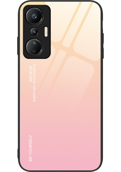 Infinix Hot 20S 4g Anti-Dust Gradyan Temsilli Cam Geri Kabuk Pc + Tpu Telefon Kılıfı (Yurt Dışından)