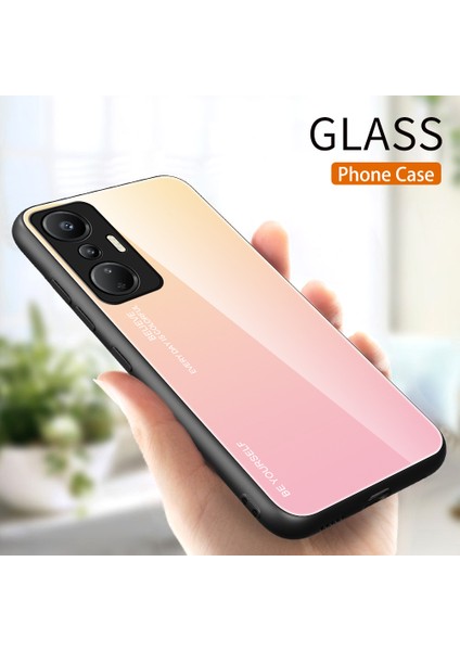 Infinix Hot 20S 4g Anti-Dust Gradyan Temsilli Cam Geri Kabuk Pc + Tpu Telefon Kılıfı (Yurt Dışından)