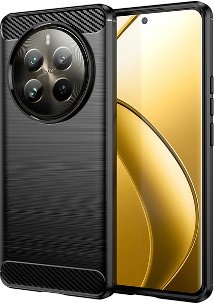 Realme 12 Pro 5g/12 Pro Plus 5g Kılıf Karbon Fiber Doku Çizilmez Tpu Kapak (Yurt Dışından)