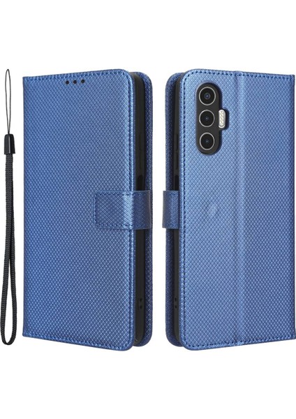 Tecno Pova 3 4g Manyetik Toka Pu Deri Telefon Cüzdan Kılıf (Yurt Dışından)