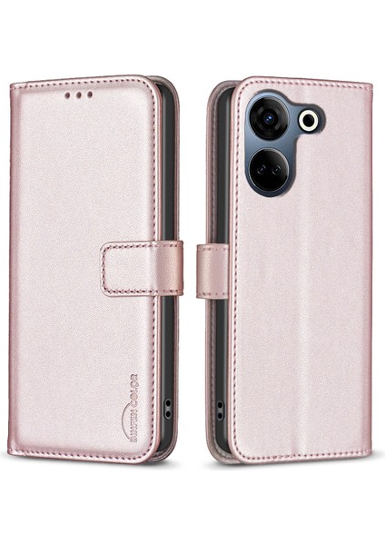 Tecno Camon 20 4g / 20 Pro 4g Flip Stand Deri Cüzdan Kılıfı (Yurt Dışından)