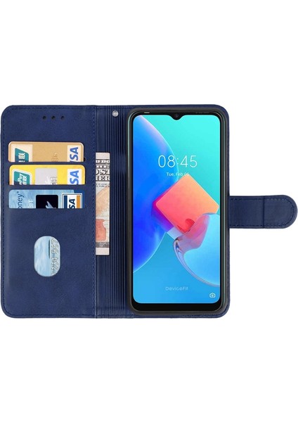Tecno Pova Neo 2 4g Buzağı Dokusu Deri Telefon Cüzdan Kılıfı Telefon Kapağı Askı ile (Yurt Dışından)