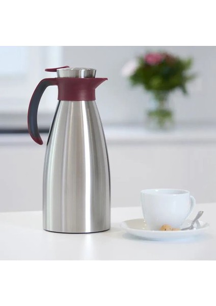 Soft Grip Termos - Gri / Bordo - 1,5 lt fiyatları