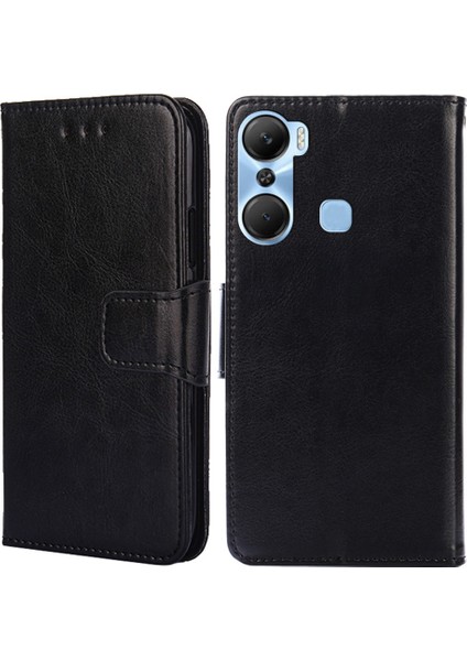 Infinix Hot 12 Pro 4g Koruyucu Telefon Kabuğu Deri Flip Çanta Standı (Yurt Dışından)