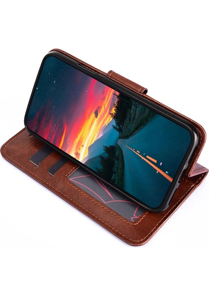Infinix Hot 12 Pro 4g Koruyucu Telefon Kabuğu Deri Flip Çanta Standı (Yurt Dışından)